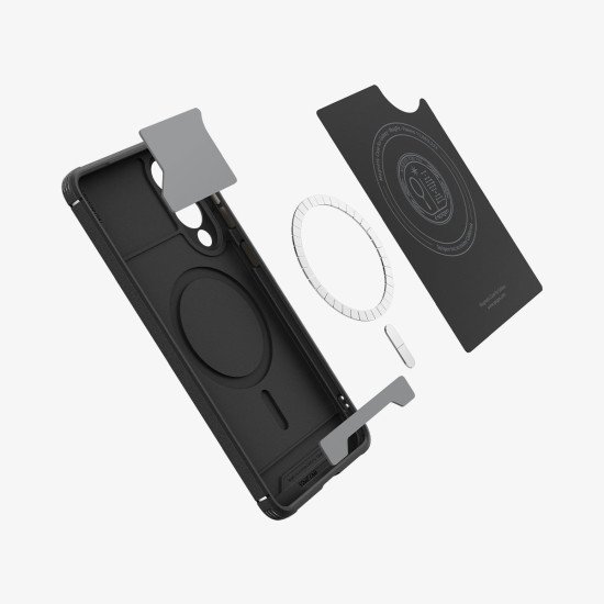 Spigen Core Armor (MagFit) coque de protection pour téléphones portables 17 cm (6.7") Housse Noir Spigen Core Armor (MagFit) coque de protection pour téléphones portables 17 cm (6.7") Housse Noir