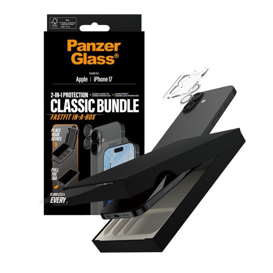 PanzerGlass PG82398 écran et protection arrière de téléphones portables Protection d'écran transparent Apple