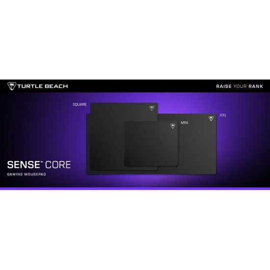 Turtle Beach Sense Core XXL Ultra-Wide Tapis de souris PC Gaming - support en caoutchouc antidérapant, surface en tissu micro tissé équilibré, lisse, durable, rectangle, noir Turtle Beach Sense Core XXL Ultra-Wide Tapis de souris PC Gaming - support en caoutchouc antidérapant, surface en tissu micro tissé équilibré, lisse, durable, rectangle, noir