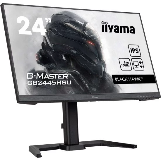 iiyama G-MASTER GB2445HSU-B2 LED display 60,5 cm (23.8") 1920 x 1080 pixels Full HD Noir iiyama G-MASTER GB2445HSU-B2 LED display 60,5 cm (23.8") 1920 x 1080 pixels Full HD Noir