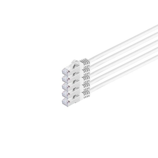 S/CONN maximum connectivity 75512-W câble de réseau Blanc 2 m Cat7 S/FTP (S-STP) Rond