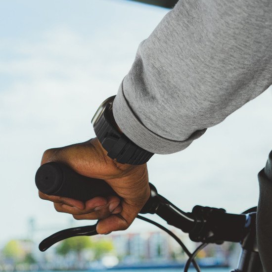 Decoded Ultra Traction Strap Collier Noir Silicone