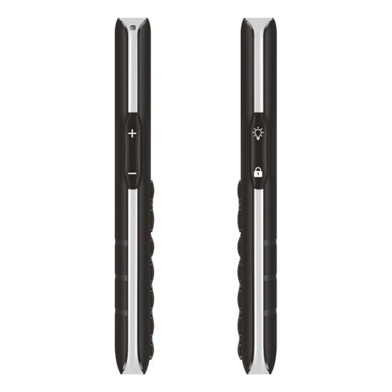 Beafon SL260 5,59 cm (2.2") Noir, Argent Téléphone pour seniors