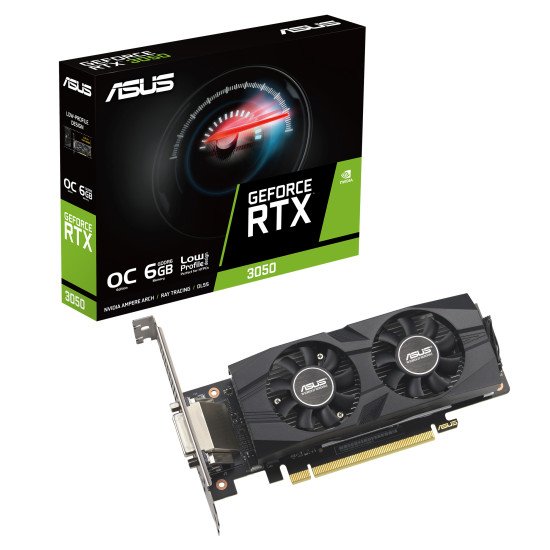 ASUS GeForce RTX 3050 LP BRK OC Edition NVIDIA 6 Go GDDR6