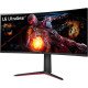 LG 34GP63AP-B LED display 86,4 cm (34") 3440 x 1440 pixels Quad HD LCD Noir, Rouge