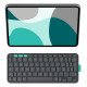 Logitech Flip Folio QWERTZ Suisse Bluetooth Graphite