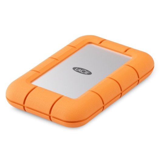 LaCie STND1000400 disque dur externe 1 To USB Type-C 3.2 Gen 1 (3.1 Gen 1) Gris, Orange