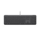 Logitech Signature Slim Wired K620 For Business clavier Universel USB AZERTY Français Graphite