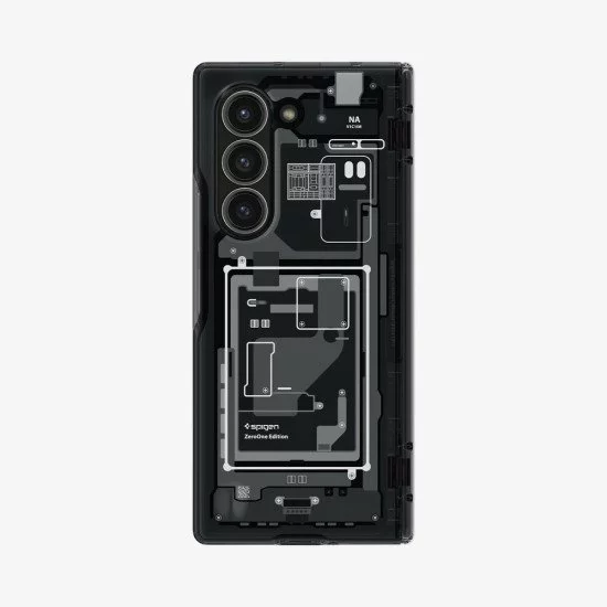 Spigen Ultra Hybrid Pro Zero One coque de protection pour téléphones portables 19,3 cm (7.6") Housse Noir, Gris Spigen Ultra Hybrid Pro Zero One coque de protection pour téléphones portables 19,3 cm (7.6") Housse Noir, Gris