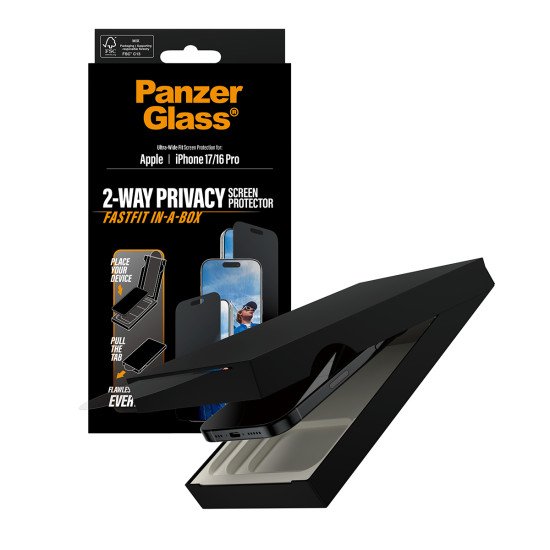 PanzerGlass PG66280 écran et protection arrière de téléphones portables Protection d'écran transparent Apple 1 pièce(s)