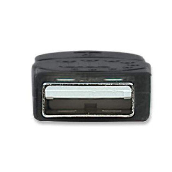 Manhattan Câble USB-A vers USB-B, 1,8 m, mâle à mâle, 480 Mbit/s (USB 2.0), noir, garantie à vie, équivalent à USB2HAB2M (sauf 20 cm plus court)