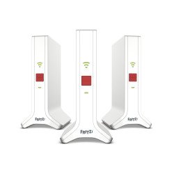 FRITZ!Repeater FRITZ!Mesh Set 4200 3-pack Edition Inter Répéteur réseau 4200 Mbit/s Rouge, Blanc FRITZ!Repeater FRITZ!Mesh Set 4200 3-pack Edition Inter Répéteur réseau 4200 Mbit/s Rouge, Blanc