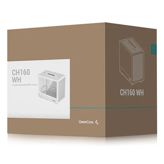 DeepCool CH160 WH Small Form Factor (SFF) Blanc DeepCool CH160 WH Small Form Factor (SFF) Blanc