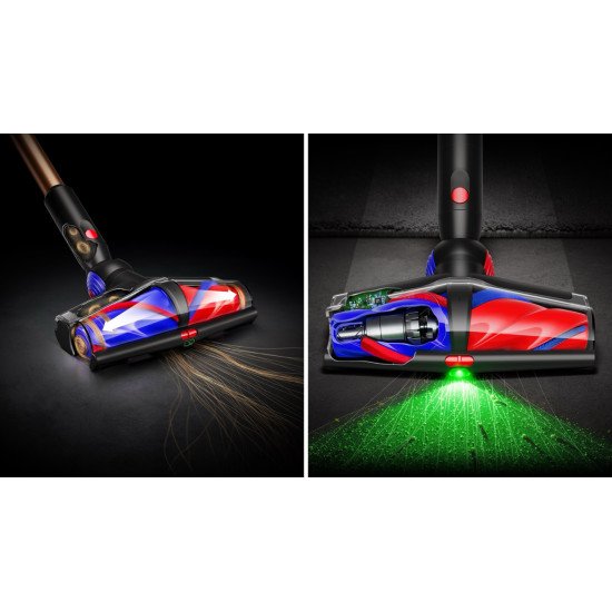 Dyson V16 Piston Animal Aspirateur-balai 2 en 1 Batterie Sec HEPA Sans sac 1,3 L 900 W Noir, Cuivre