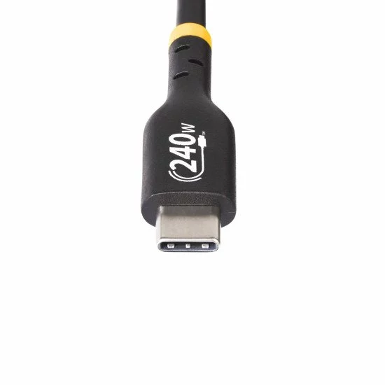 StarTech.com Câble de Recharge USB-C de 2m, Cordon USB-C Certifié USB-IF, 240W PD EPR, Câble Chargeur USB 2.0 Type-C pour Ordinateur Portable, Câble de Transfert de Données USB-C, Gaine TPE, M/M StarTech.com Câble de Recharge USB-C de 2m, Cordon USB-C Certifié USB-IF, 240W PD EPR, Câble Chargeur USB 2.0 Type-C pour Ordinateur Portable, Câble de Transfert de Données USB-C, Gaine TPE, M/M