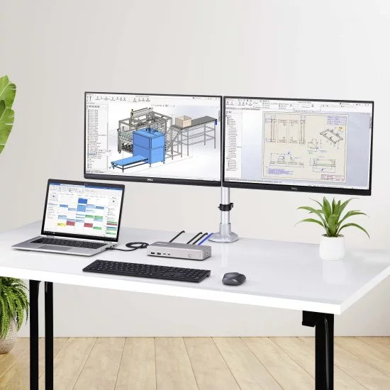 StarTech.com Station d'Accueil USB4, USB-C 40Gbps, Double Vidéo HDMI, Jusqu'à 2x 4K 60Hz 4:4:4 (RGB) ou 2x 4K 120Hz 4:2:2, Dock Multi-Moniteur, 6x USB, 2.5GbE, 100W PD StarTech.com Station d'Accueil USB4, USB-C 40Gbps, Double Vidéo HDMI, Jusqu'à 2x 4K 60Hz 4:4:4 (RGB) ou 2x 4K 120Hz 4:2:2, Dock Multi-Moniteur, 6x USB, 2.5GbE, 100W PD