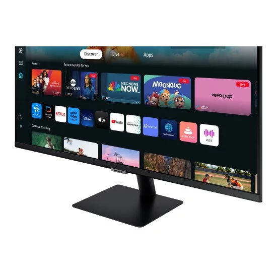 Samsung Smart Monitor M5 M50D écran PC 68,6 cm (27") 1920 x 1080 pixels Full HD LED Noir Samsung Smart Monitor M5 M50D écran PC 68,6 cm (27") 1920 x 1080 pixels Full HD LED Noir