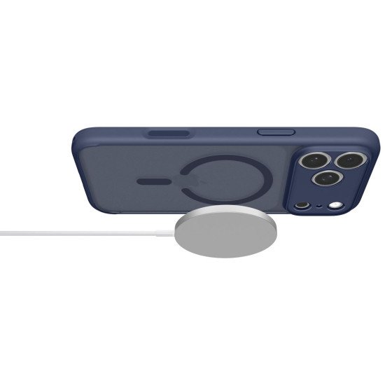 Spigen Ultra Hybrid (MagFit) coque de protection pour téléphones portables 16 cm (6.3") Housse Bleu foncé