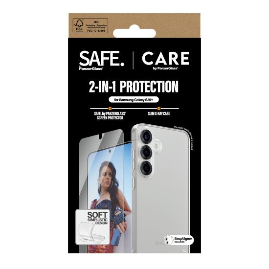 PanzerGlass CARE™ by ® 2-in-1 Bundle Samsung Galaxy S25+ Protection d'écran transparent 1 pièce(s)