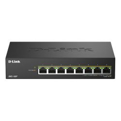 D-Link DMS-108P/E commutateur réseau Non-géré 2.5G Ethernet (100/1000/2500) Connexion Ethernet POE Noir