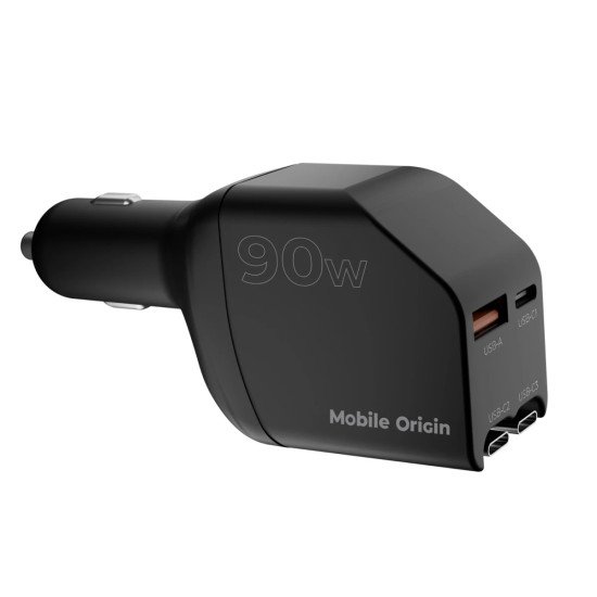 Mobile Origin MO-90CCH-CA22 chargeur d'appareils mobiles Universel Noir Allume-cigare Charge rapide Auto