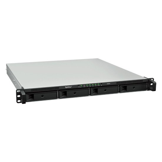 Synology RackStation RS826+ serveur de stockage NAS Rack (1 U) AMD Ryzen V1500B 4 Go DDR4 0 To DiskStation Manager Noir, Gris