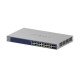 NETGEAR 24P GE POE++SMART SWTH W/10G SFP+GS72