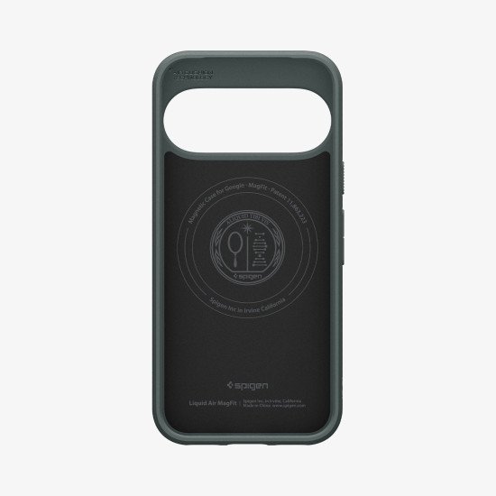 Spigen Liquid Air (Mag Fit) coque de protection pour téléphones portables 16 cm (6.3") Housse Vert foncé