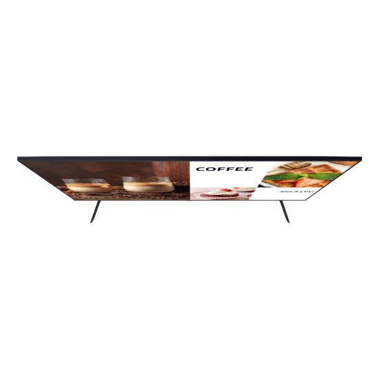 Samsung LH55BECHLGUXEN affichage de messages Panneau plat de signalisation numérique 139,7 cm (55") LED Wifi 4K Ultra HD Noir Intégré dans le processeur Tizen