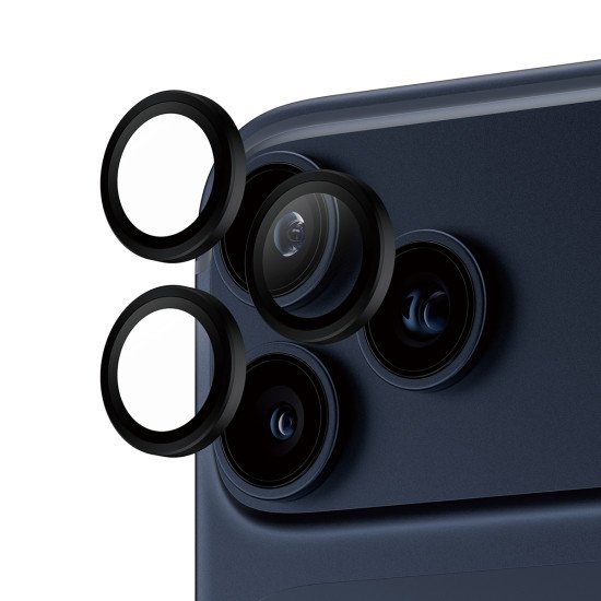 PanzerGlass ® Hoops® Black Camera Lens Protector iPhone 17 Pro | iPhone 17 Pro Max | iPhone 16 Pro | 16 Pro Max Protection d'écran transparent Apple 1 pièce(s) PanzerGlass ® Hoops® Black Camera Lens Protector iPhone 17 Pro | iPhone 17 Pro Max | iPhone 16 Pro | 16 Pro Max Protection d'écran transparent Apple 1 pièce(s)