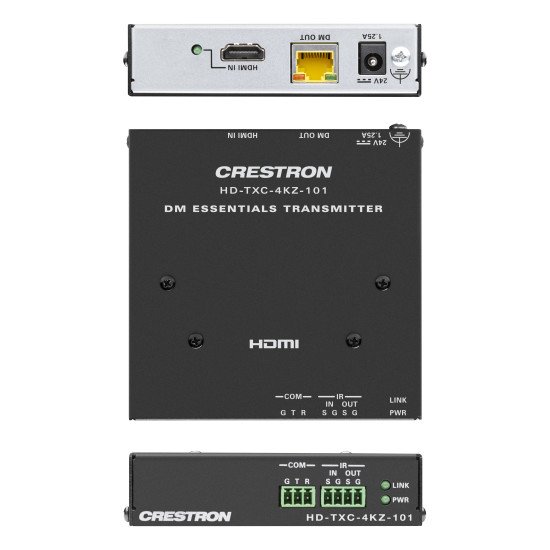 Crestron HD-TXC-4KZ-101 extension audio/video Récepteur AV Blanc