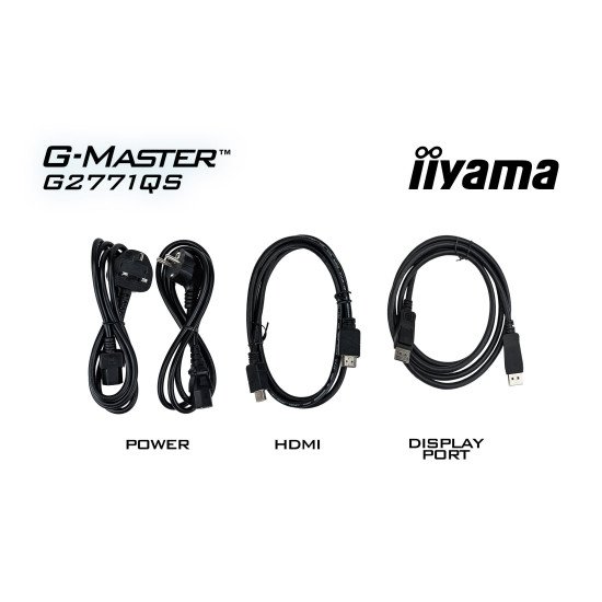 iiyama G-MASTER G2771QS-B1 écran PC 68,6 cm (27") 2560 x 1440 pixels Wide Quad HD Noir