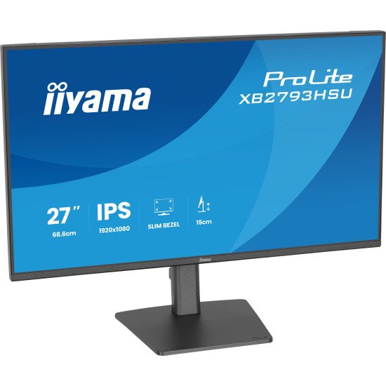 iiyama ProLite XB2793HSU-B1 écran PC 68,6 cm (27") 1920 x 1080 pixels Full HD LED Noir