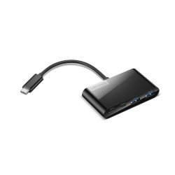 Lenovo GX91L84354 hub & concentrateur USB 3.2 Gen 1 (3.1 Gen 1) Type-C 625 Mbit/s Noir Lenovo GX91L84354 hub & concentrateur USB 3.2 Gen 1 (3.1 Gen 1) Type-C 625 Mbit/s Noir