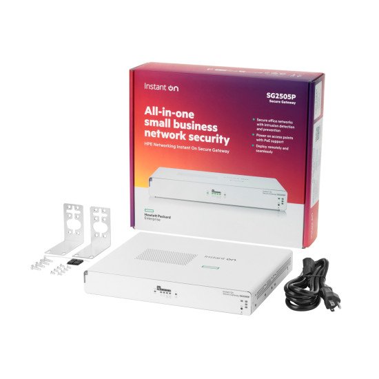 HPE Networking Instant On Secure SG2505P entrée et régulateur 10, 100, 1000, 2500 Mbit/s HPE Networking Instant On Secure SG2505P entrée et régulateur 10, 100, 1000, 2500 Mbit/s