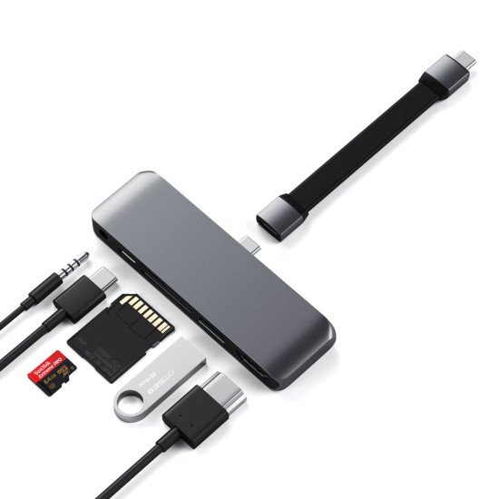 Satechi ST-MPHSDM station d'accueil Avec fil USB 3.2 Gen 2 (3.1 Gen 2) Type-C Noir Satechi ST-MPHSDM station d'accueil Avec fil USB 3.2 Gen 2 (3.1 Gen 2) Type-C Noir