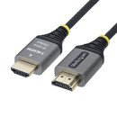 StarTech.com Câble HDMI Haute Vitesse Certifié Premium 2m (6ft), Ultra Flexible, 4K 60Hz/1440p 144Hz avec HDR10/ARC, 18Gbps, Cordon HDMI Tressé Haute Flexibilité