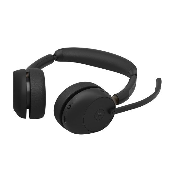 Jabra Evolve3 65 Casque Sans fil Arceau Bureau/Centre d'appels USB Type-A Bluetooth Noir