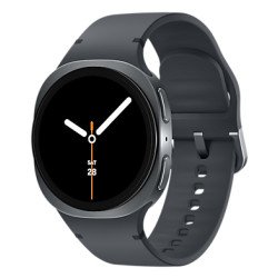Samsung Galaxy Watch 8 3,3 cm (1.3") AMOLED 40 mm Numérique 438 x 438 pixels Écran tactile 4G Graphite Wifi GPS (satellite)