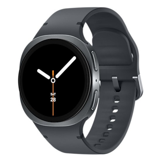 Samsung Galaxy Watch 8 3,3 cm (1.3") AMOLED 40 mm Numérique 438 x 438 pixels Écran tactile 4G Graphite Wifi GPS (satellite)