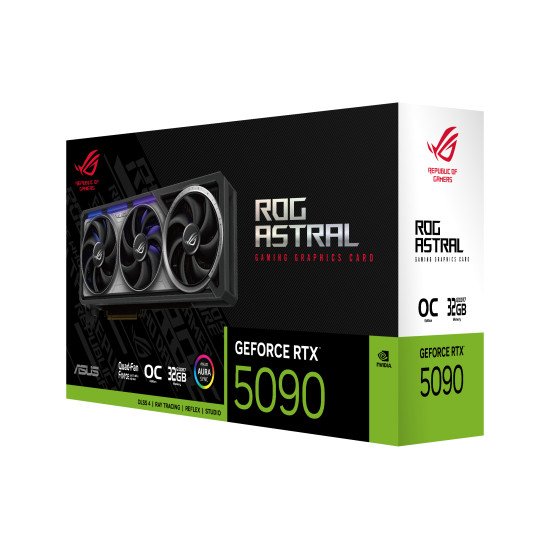 ASUS ROG Astral - -RTX5090-O32G-GAMING NVIDIA GeForce RTX 5090 32 Go GDDR7 ASUS ROG Astral - -RTX5090-O32G-GAMING NVIDIA GeForce RTX 5090 32 Go GDDR7