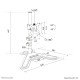 Neomounts DS45-600BL1 Support de moniteur simple 10-32"