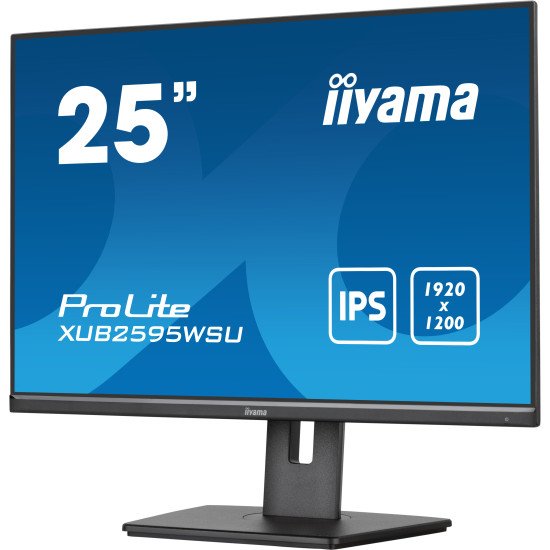 iiyama ProLite XUB2595WSU-B5 écran PC 63,5 cm (25") 1920 x 1200 pixels WUXGA LED Noir