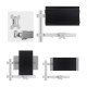 StarTech.com 6-MONITOR-ARM-A support d'écran plat pour bureau 81,3 cm (32") Blanc StarTech.com 6-MONITOR-ARM-A support d'écran plat pour bureau 81,3 cm (32") Blanc