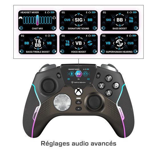 Turtle Beach Stealth Ultra Sans fil Haute Performance avec Station de Charge Rapide, Butée de gâchette réglables et Ecran de Commande pour Xbox Series X|S, Xbox One & PC [Licence officielle pour Xbox]