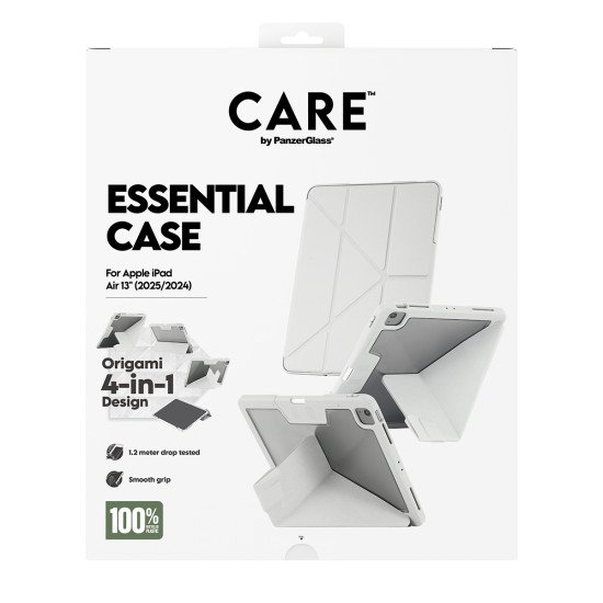 PanzerGlass CARE™ by Essential Case Light Grey iPad Air 13" (2024-2026) coque de protection pour téléphones portables Housse