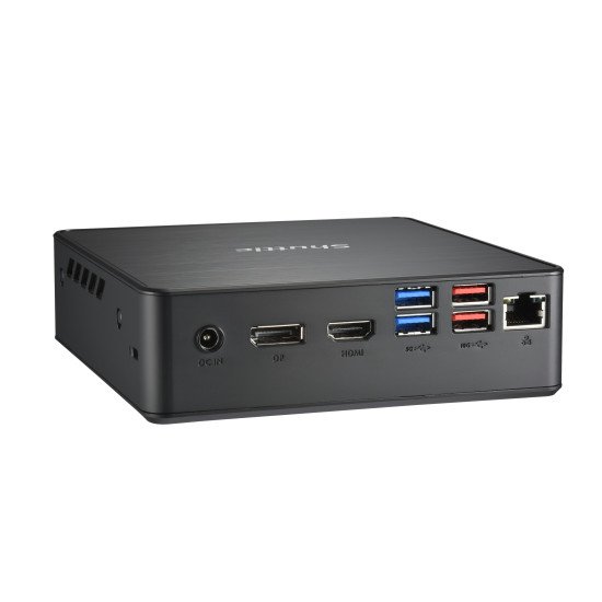 Shuttle XPC Nano PC NC40U5, Intel Core i5-1235U, 1x HDMI, 1x DP,1xUSB-C/DP, 6x USB3.2, 1x 2.5" bay, 2x M.2, 1x LAN, RAID, fonctionnement permanent 24/7, attaches VESA