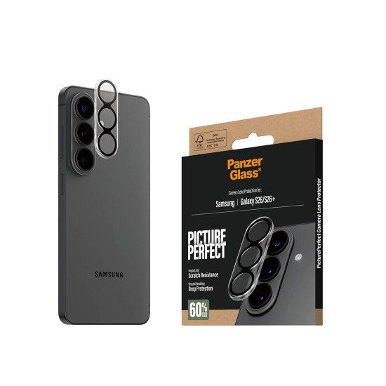 PanzerGlass ® PicturePerfect Camera Lens Protector Samsung Galaxy S26 | S26+ Protection d'écran transparent 1 pièce(s)