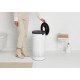 Brabantia 304866 poubelle 35 L Rond Acier Blanc