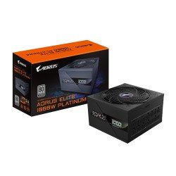 GIGABYTE AORUS ELITE P1000W ICE Alimentation - PCIe 5.0, 80 PLUS Platinum, Conception entièrement modulaire, Ventilateur de 120 mm, Compatible ATX 3.0, Prise EU GIGABYTE AORUS ELITE P1000W ICE Alimentation - PCIe 5.0, 80 PLUS Platinum, Conception entièrement modulaire, Ventilateur de 120 mm, Compatible ATX 3.0, Prise EU